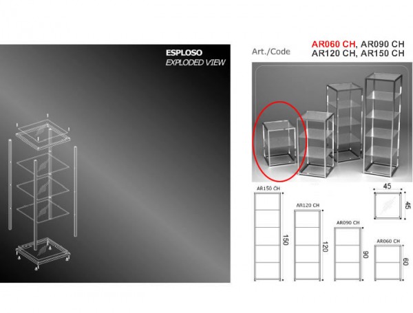 ARREDAMENTO - VETRINA - AR060 - CH