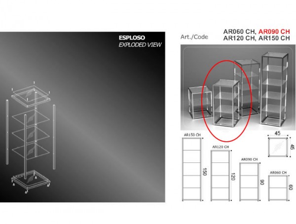 ARREDAMENTO - VETRINA - AR090 - CH