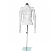 TORSO LITE EGO - BUSTO UOMO BASE LUNGA IN VETRO