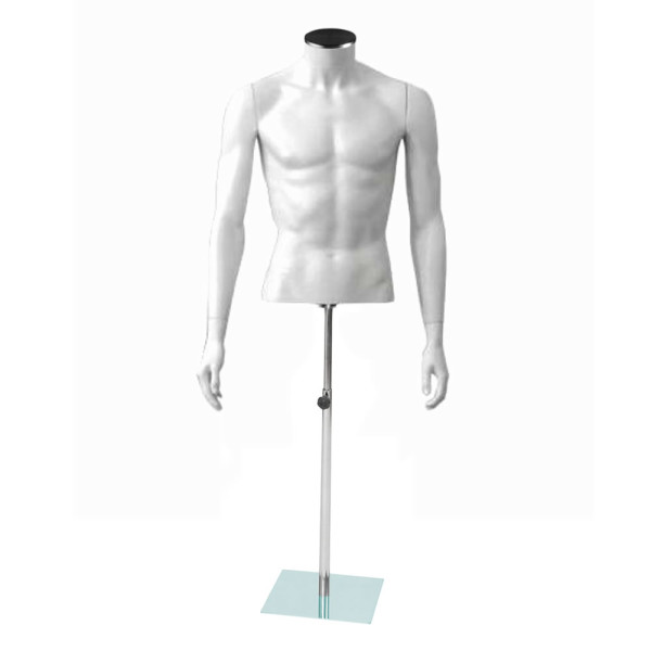 TORSO - LITE - EGO - BUSTO - UOMO - BASE - CORTA - IN - VETRO - 5